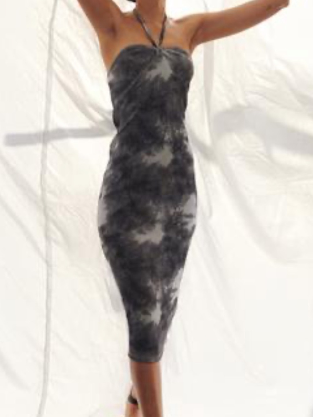 Zara Black and Gray Dress